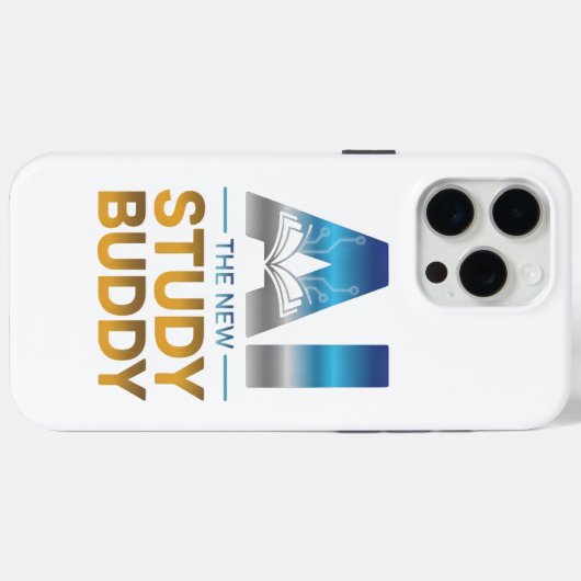 Artificial Intelligence Study Buddy Design Case-Mate iPhone Hülle (Rückseite (Horizontal))