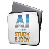 Artificial Intelligence Study Buddy Design Laptopschutzhülle (Vorderseite Links)