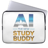 Artificial Intelligence Study Buddy Design Laptopschutzhülle (Vorderseite)