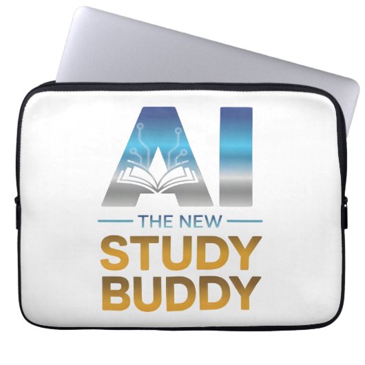 Artificial Intelligence Study Buddy Design Laptopschutzhülle (Vorderseite)