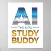 Artificial Intelligence Study Buddy Design Poster (Vorne)