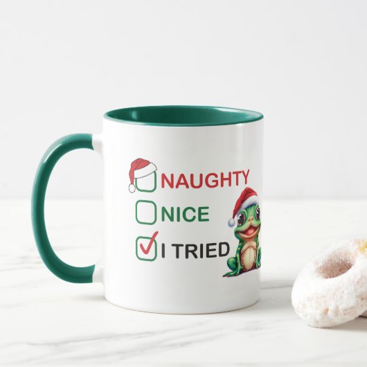Artig oder böse tasse (Mit Donut)