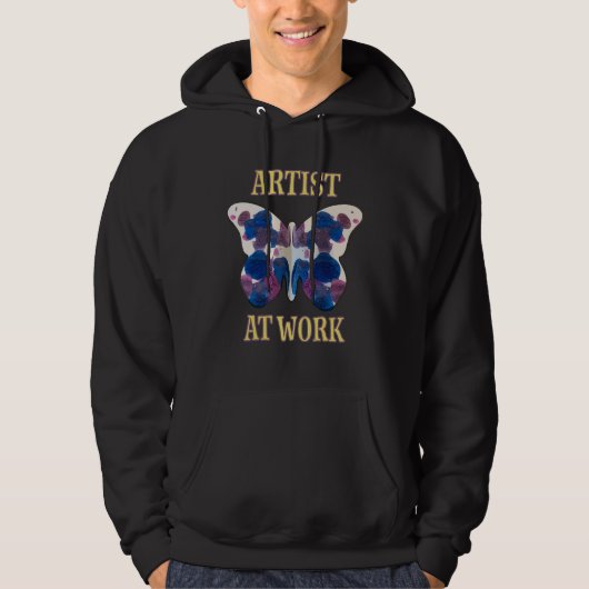 Artiist At Work #2 Hoodie (Vorderseite)
