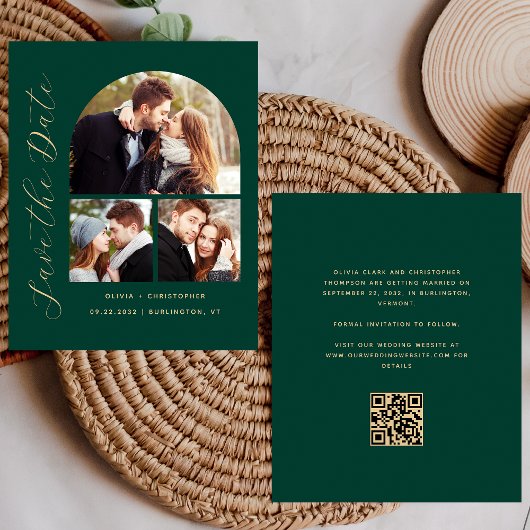 Artikel 3 Foto Grüner QR-Kodex Save the Date