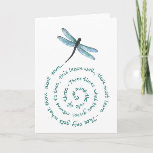 Artikel 3 - Hexengesetz - Rede von Wiccan Karte