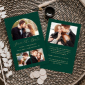 Artikel 4 Fotos Smaragdgrün Save the Date