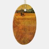 Artikel: Blick von Weizenfeldern von Vincent van G Keramik Ornament (Rechts)