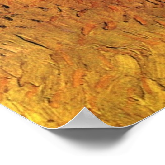 Artikel: Blick von Weizenfeldern von Vincent van G Poster (Ecke)