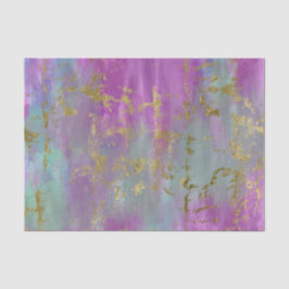 Artikel, Blues und Gold-Dekoupage Seidenpapier