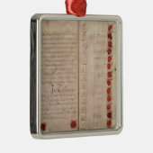 Artikel der Gewerkschaft zwischen England und Silbernes Ornament (Rechts)