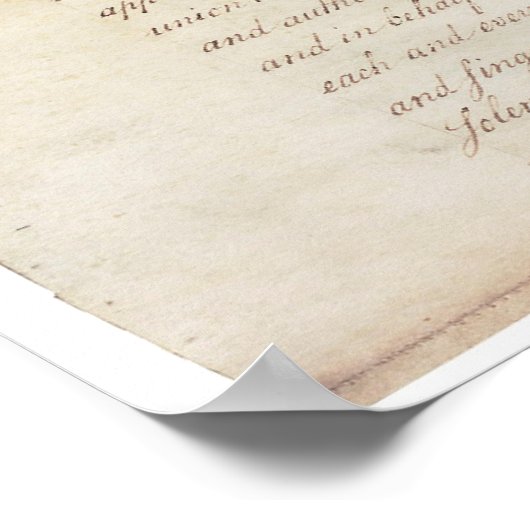 Artikel der Konföderation der vereinten Staaten_pg Poster (Ecke)