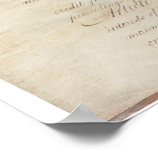 Artikel der Konföderation der vereinten Staaten_pg Poster (Ecke)