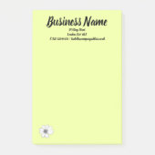 Artikel des Marketings personalisiert grün Post-it Klebezettel (Vorderseite)