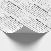 Artikel des Papiers über das Umhüllen Geschenkpapier (Ecke)