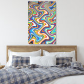 Artikel Teppich Abstrakt 6, 2018 | SVP-Bilder Leinwanddruck (Insitu (Schlafzimmer))