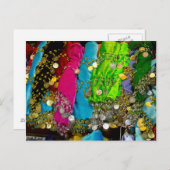 Artikel zum Verkauf auf dem Gewürzmarkt, Istanbul, Postkarte (Vorne/Hinten)