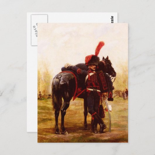 Artillerie à Cheval de la Garde Postkarte (Vorne/Hinten)