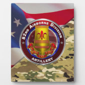 Artillerie-Brigade der 82. Im Flugzeug Division Fotoplatte (Vorderseite)