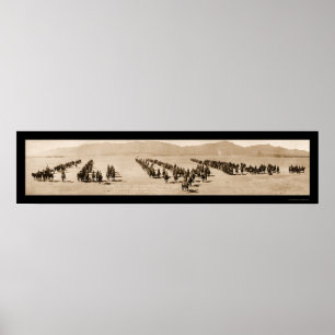 Artillerie El Paso TX Riesiges Foto 1916 Poster