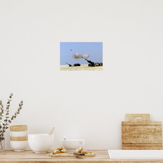 Artillerie Fire Poster (Küche)