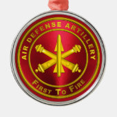 Artillerie für Luftverteidigung Ornament Aus Metall (Vorne)