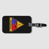 Artillerie "Grunge" der Armored Division Gepäckanhänger (Vorderseite (Horizontal))