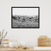 Artillerie in Richmond, VA 1862 Poster (Küche)