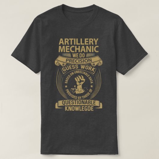 Artillerie MechanicTShirt T-Shirt (Design vorne)