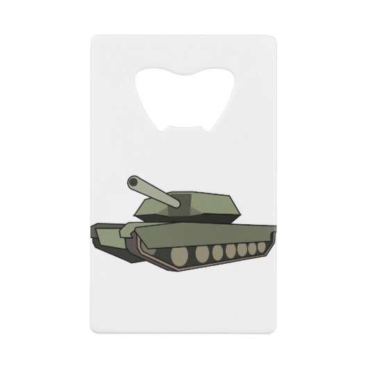 Artillerie Tank Geldbeutel Flaschenöffner (Vorderseite)