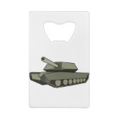 Artillerie Tank Geldbeutel Flaschenöffner (Rückseite)