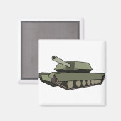 Artillerie Tank Magnet (Vorderseite/Rückseite)