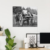 Artilleriegruppe ziviler Krieg, 1860er Poster (Heimbüro)