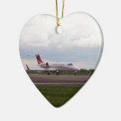 Artillerieunteroffizier Lear Jet 45XR Keramik Ornament (Links)