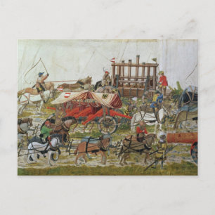 Artilleriezug Maximilian I Postkarte