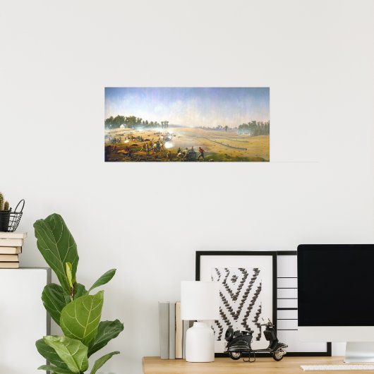 Artillery Hell von Captain James Hope Poster (Heimbüro)