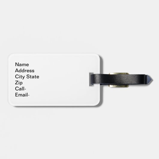 Artillerymen Gepäckanhänger (Rückseite horizontal)