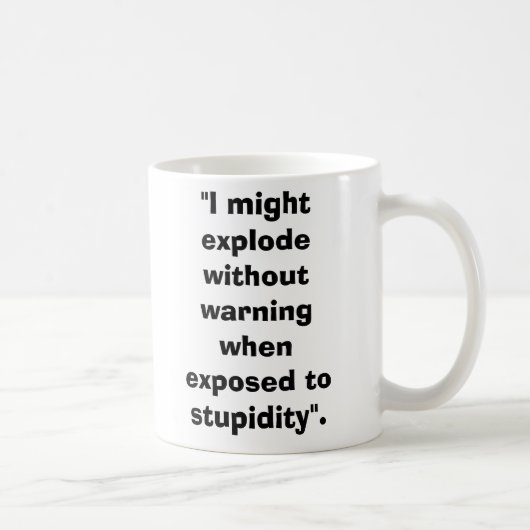 ArtilleryShell, "ich könnte ohne warnin Kaffeetasse (Rechts)