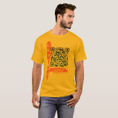 Artimis Unique Design QR Code Scan zum Besuch Inst T-Shirt (Vorne ganz)