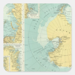 Artis, Antarktis Quadratischer Aufkleber