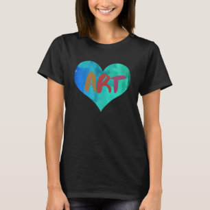 Artis Teacher for Colorful Heart 2 T-Shirt