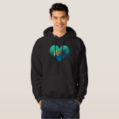 Artis Teacher  For  Colorful Heart  4 Hoodie (Vorne ganz)