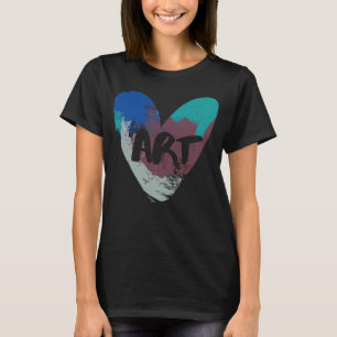 Artis Teacher for Colorful Heart 6 T-Shirt