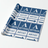 Artisan Artist Studio Signieren Directmailing Geschenkpapier (Ungerollt)