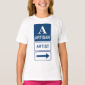 Artisan Artist Studio Signieren Directmailing T-Shirt (Vorderseite)