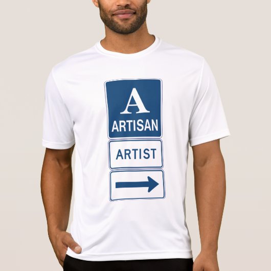 Artisan Artist Studio Signieren Directmailing T-Shirt (Vorderseite)