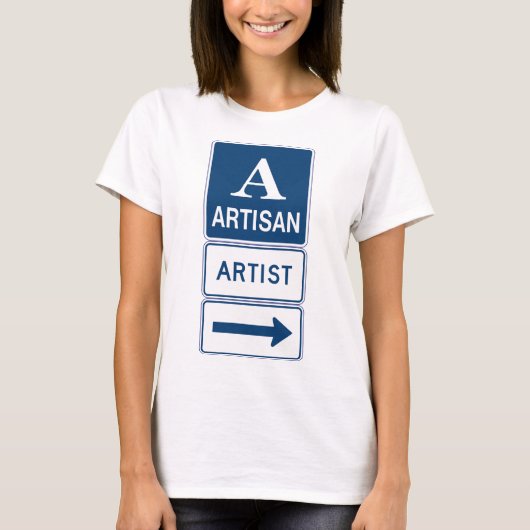 Artisan Artist Studio Signieren Directmailing T-Shirt (Vorderseite)