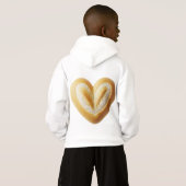 Artisan Baked Bread Heart Roll Sculpture Hoodie (Schwarz voll)