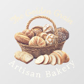 Artisan Bread Basket  Fensteraufkleber (Blatt)