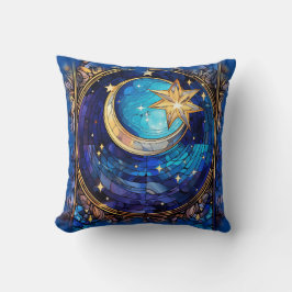 Artisan Celestial Moon Throw Kissen