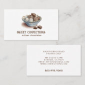 Artisan Chocolates Visitenkarte (Vorne/Hinten)